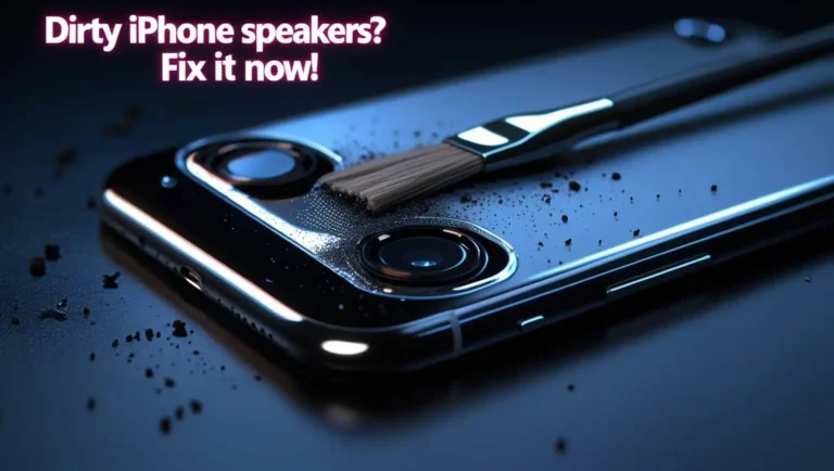 how to clean iphone speakers