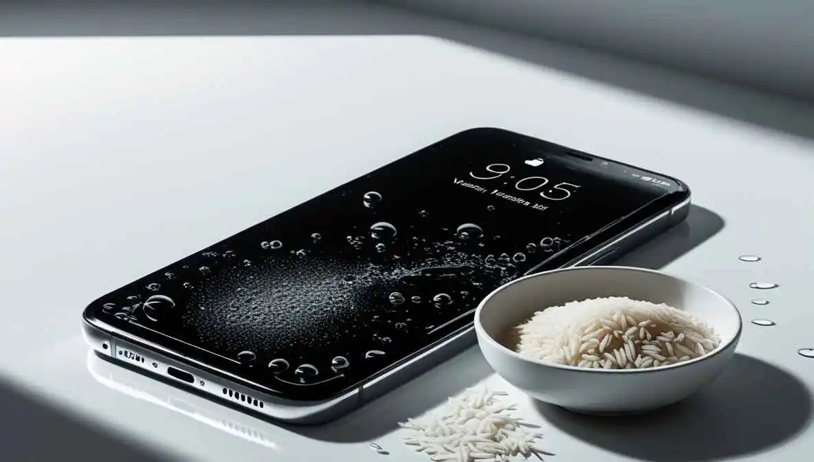 Phone Repair with Rice
