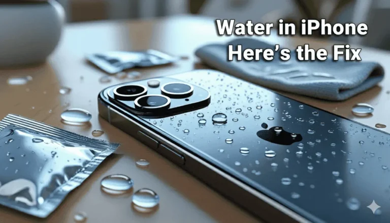 water in iphone camera proven solution by speaker cleaner