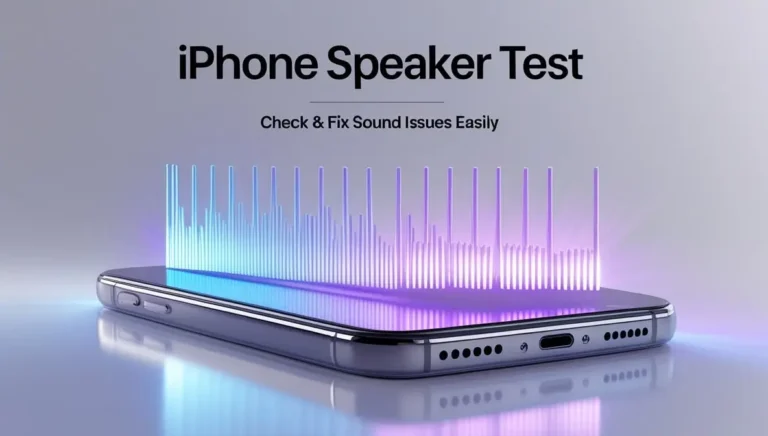 iPhone Speaker test