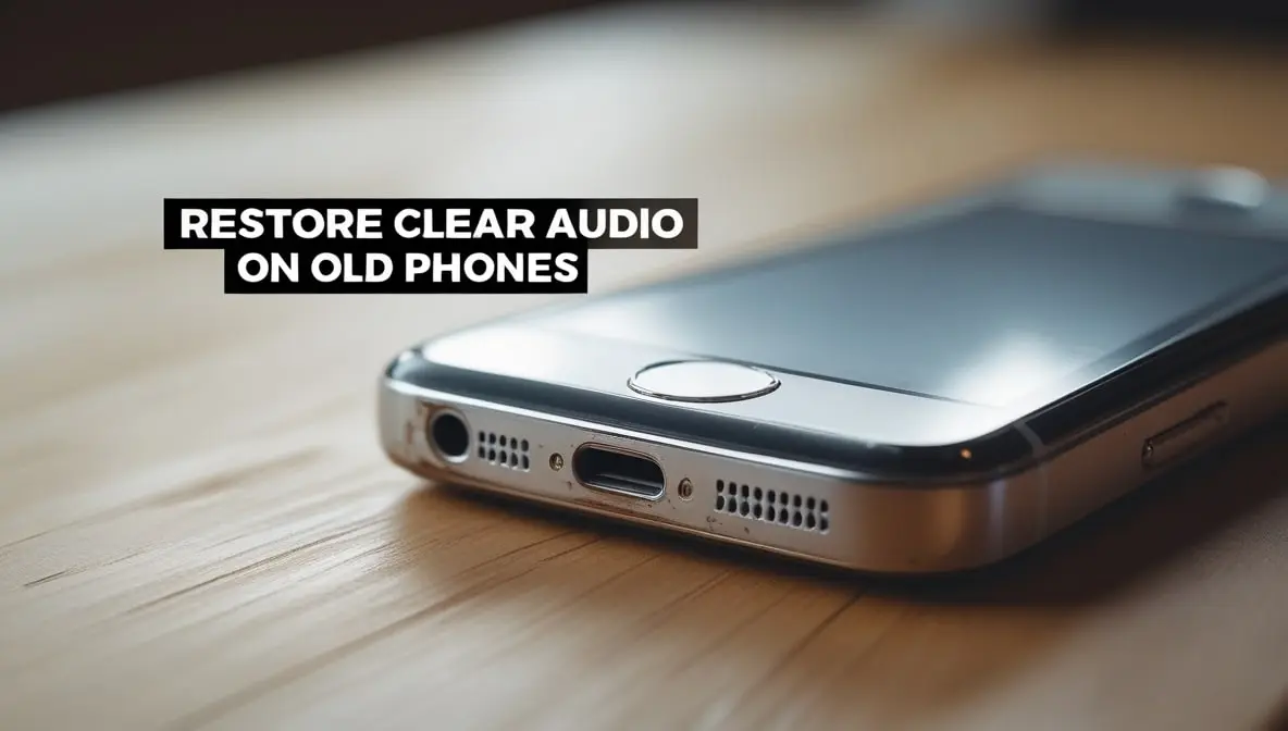 How to Maintain Clear Audio Quality on Old Phones Featured Image by speaker cleaner