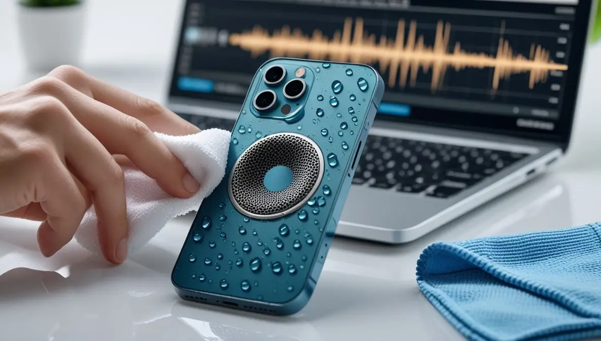 speaker not working after water damage featured image by speaker cleaner