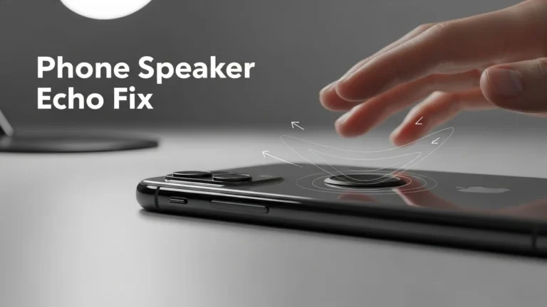 phone speaker echo fix featured image by speaker cleaner