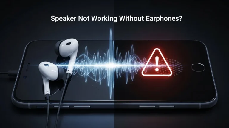 phone speaker only works with earphones fix featured image by speaker cleaner