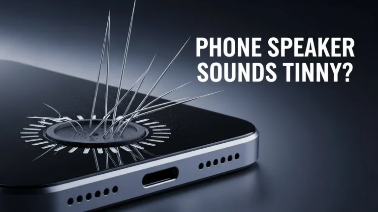 speaker sounds tinny fix featured image by speaker cleaner