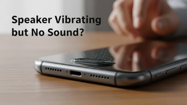 speaker vibrating but no sound featured image by speaker cleaner